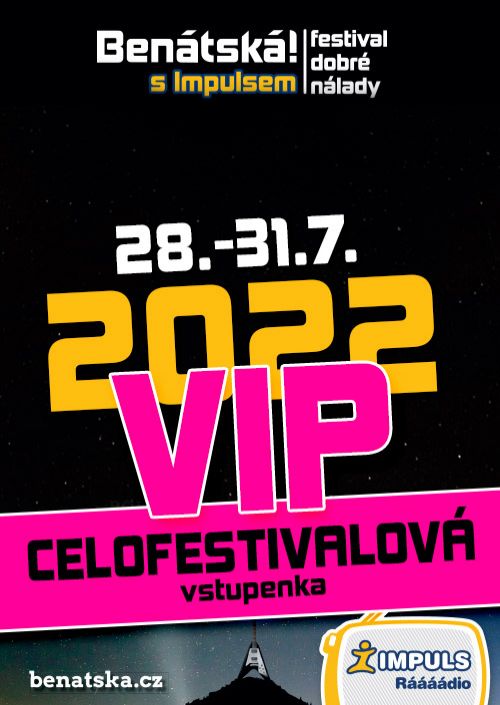 BENÁTSKÁ! 2022 - celofestivalová VIP