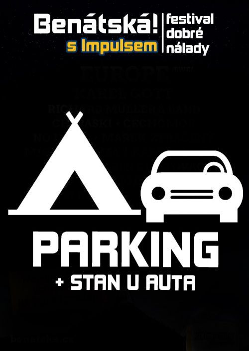 Benátská! 2023 - AUTO + STAN / bez možnosti výjezdu během festivalu