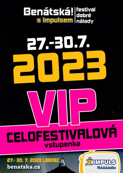 BENÁTSKÁ! 2023 - celofestivalová VIP