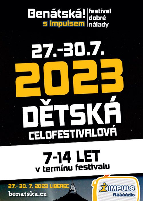 BENÁTSKÁ! 2023 - DĚTSKÁ 7-14 let