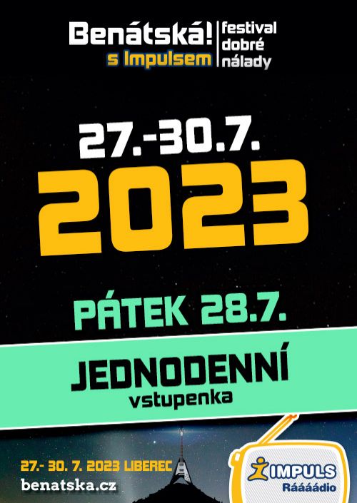 BENÁTSKÁ! 2023 - jednodenní PÁTEK 28.7.