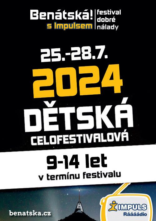 BENÁTSKÁ! 2024 - DĚTSKÁ 9-14 let