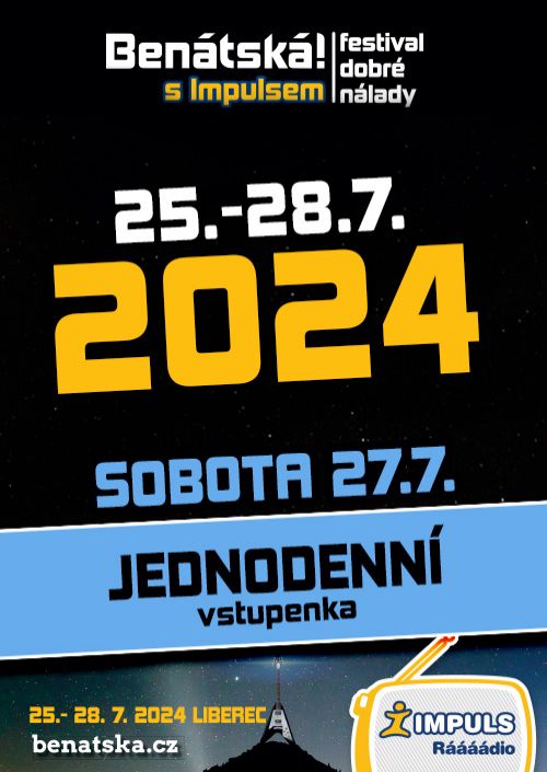 BENÁTSKÁ! 2024 - jednodenní SOBOTA 27.7.