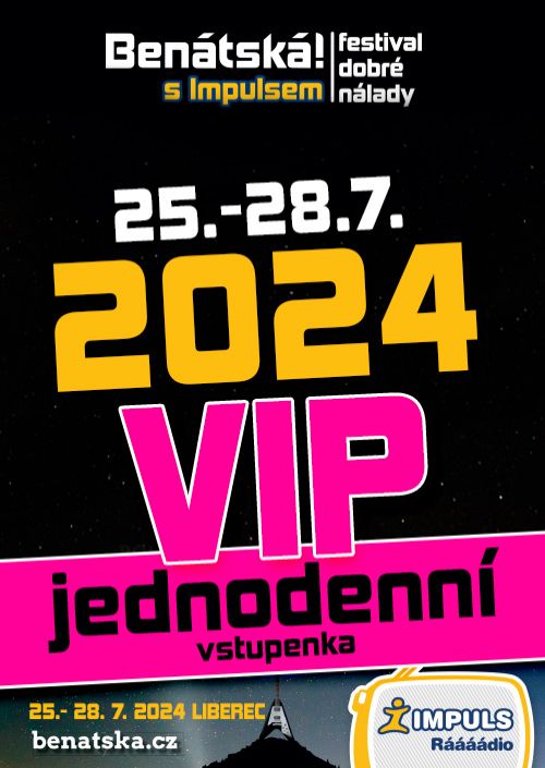 BENÁTSKÁ! 2024 - jednodenní VIP