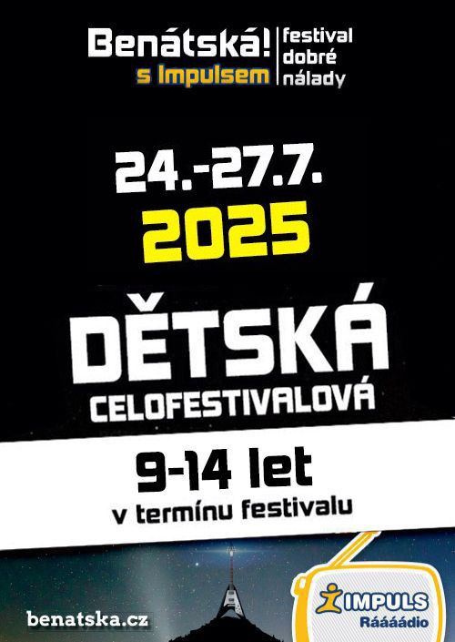 BENÁTSKÁ! 2025 - DĚTSKÁ 9-14 let