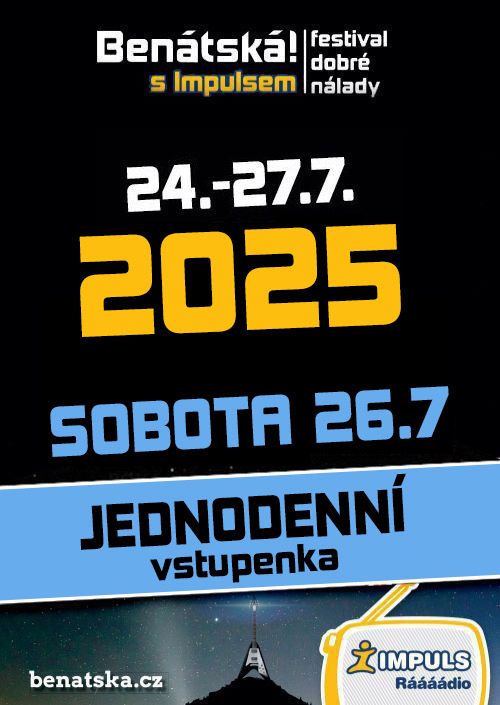 BENÁTSKÁ! 2025 - jednodenní SOBOTA 26.7.