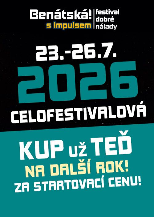 BENÁTSKÁ! 2026 - celofestivalová