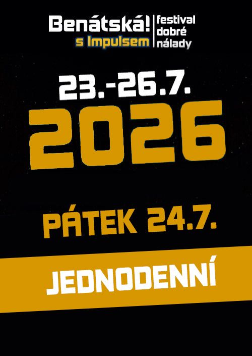 BENÁTSKÁ! 2026 - jednodenní PÁTEK 24.7.