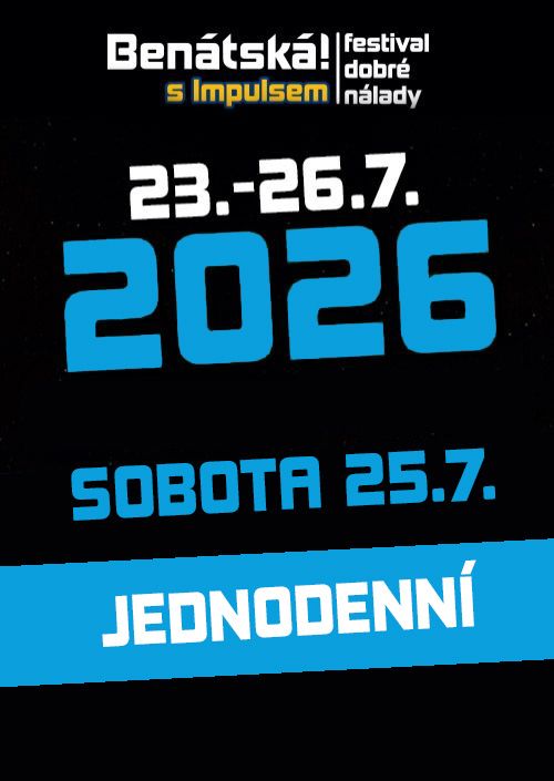 BENÁTSKÁ! 2026 - jednodenní SOBOTA 25.7.