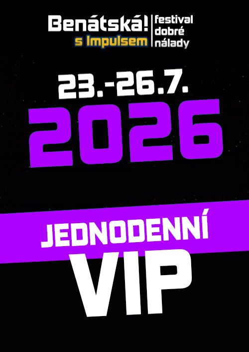 BENÁTSKÁ! 2026 - jednodenní VIP